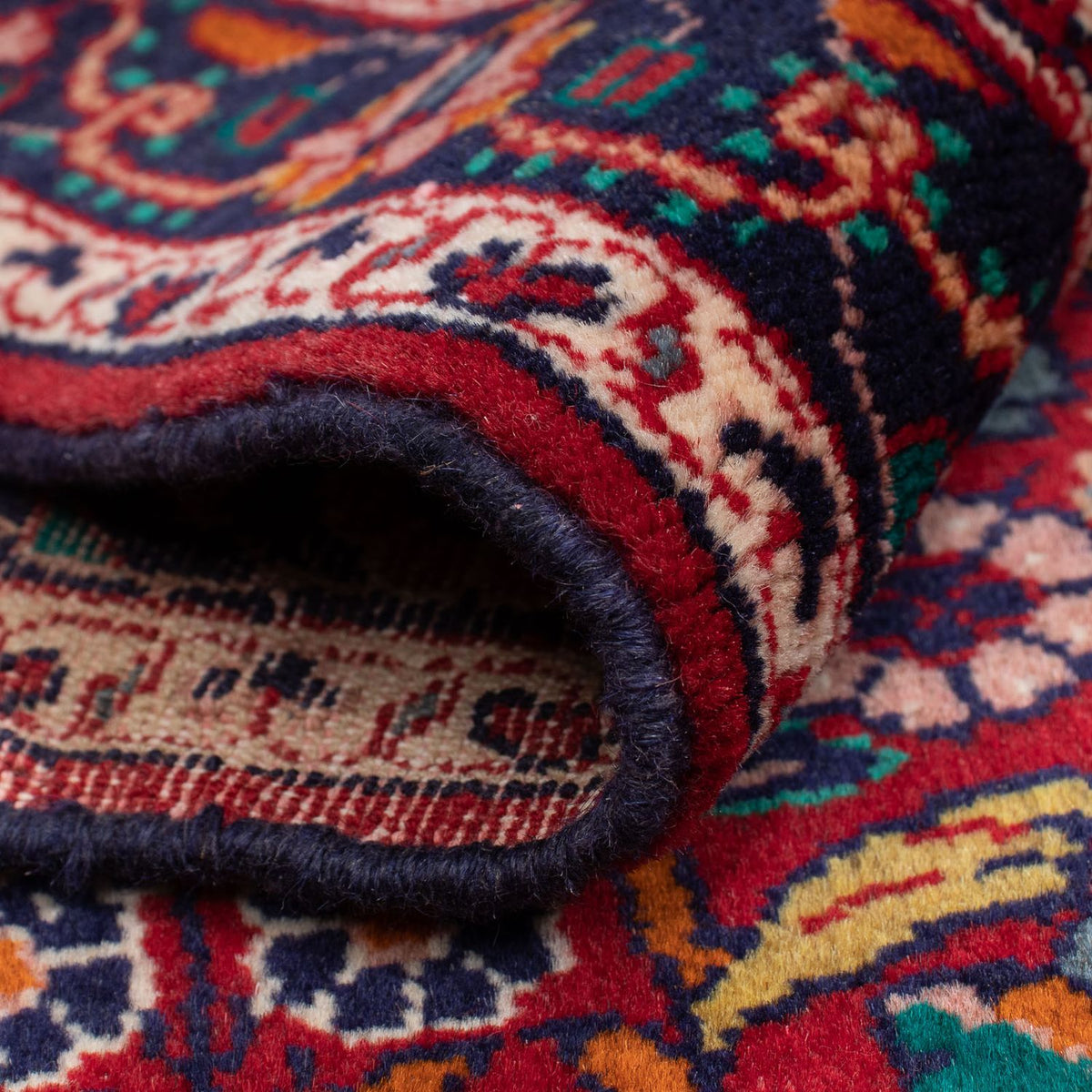 Tappeto Persero - Nomade - 128 x 88 cm - rosso scuro