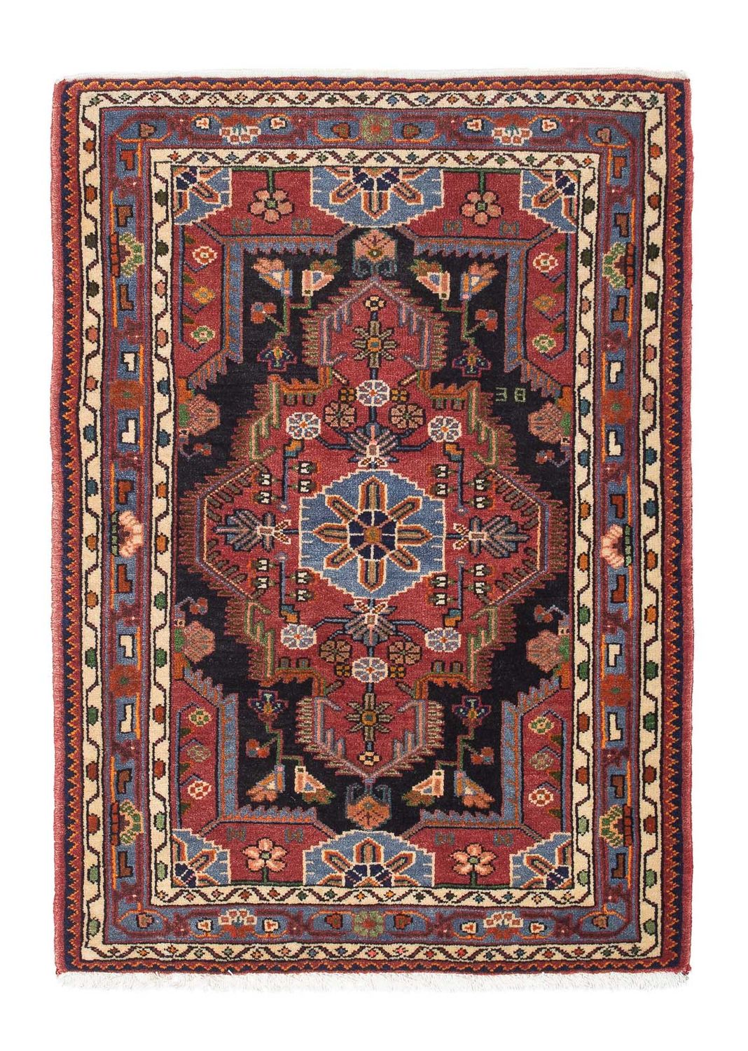 Tappeto Persero - Nomade - 126 x 90 cm - rosso scuro