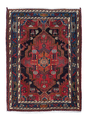 Tappeto Persero - Nomade - 125 x 90 cm - rosso scuro