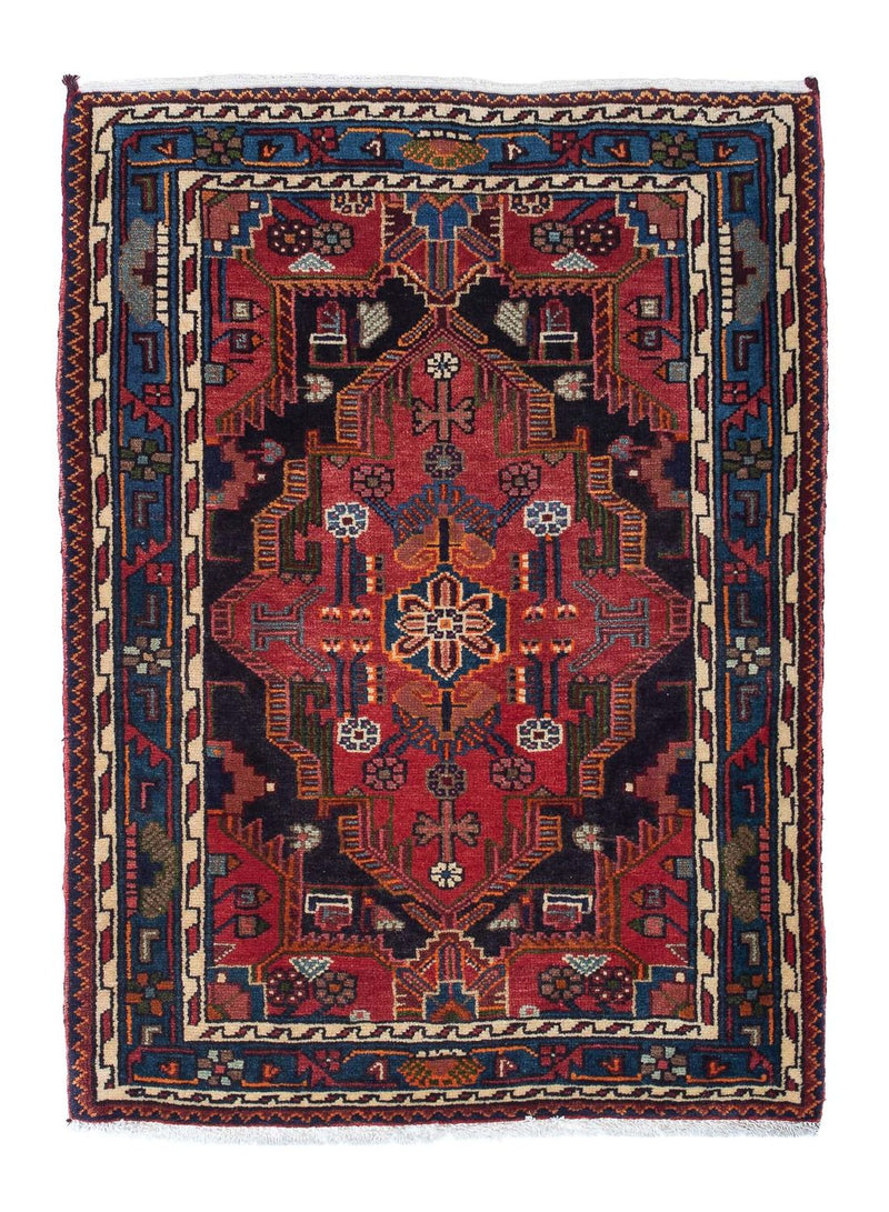 Tappeto Persero - Nomade - 125 x 90 cm - rosso scuro