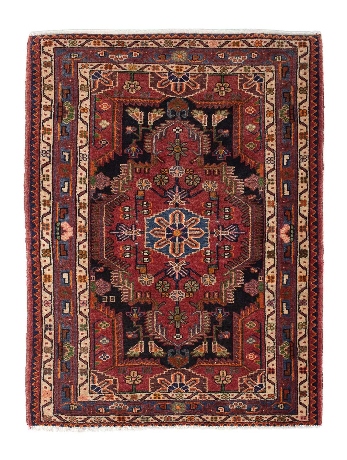 Tappeto Persero - Nomade - 127 x 90 cm - rosso scuro