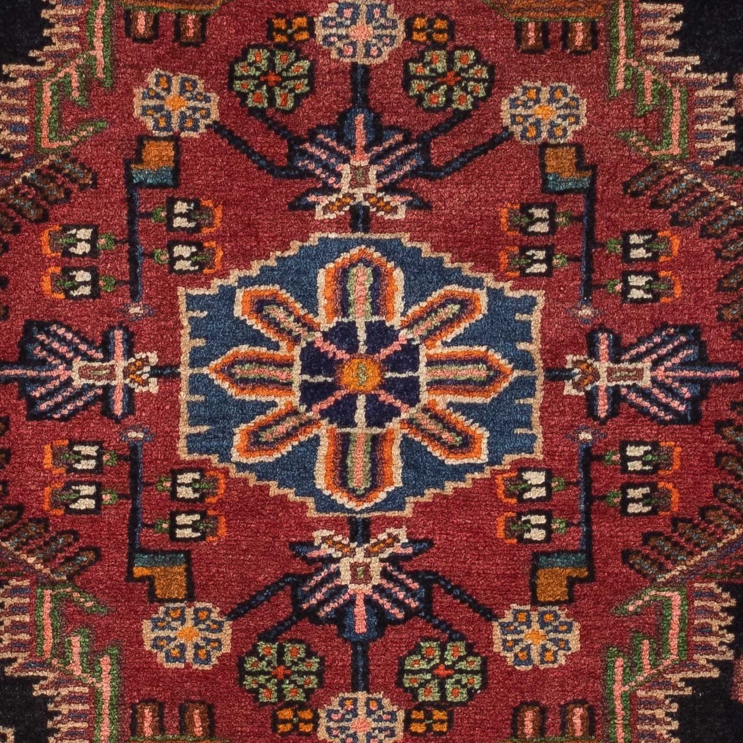 Tappeto Persero - Nomade - 127 x 90 cm - rosso scuro