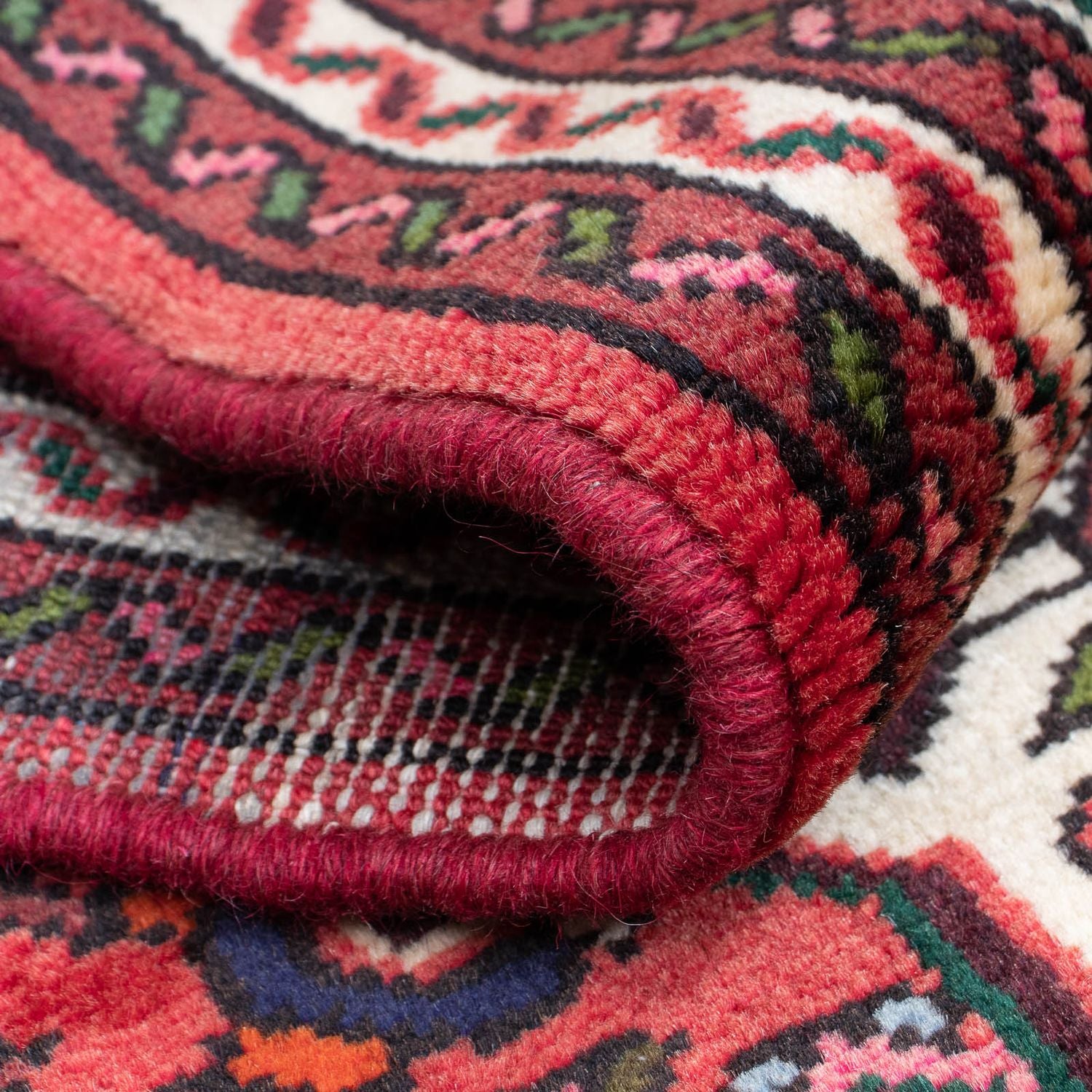 Tappeto corsia Tappeto Persero - Nomade - 200 x 72 cm - rosso scuro