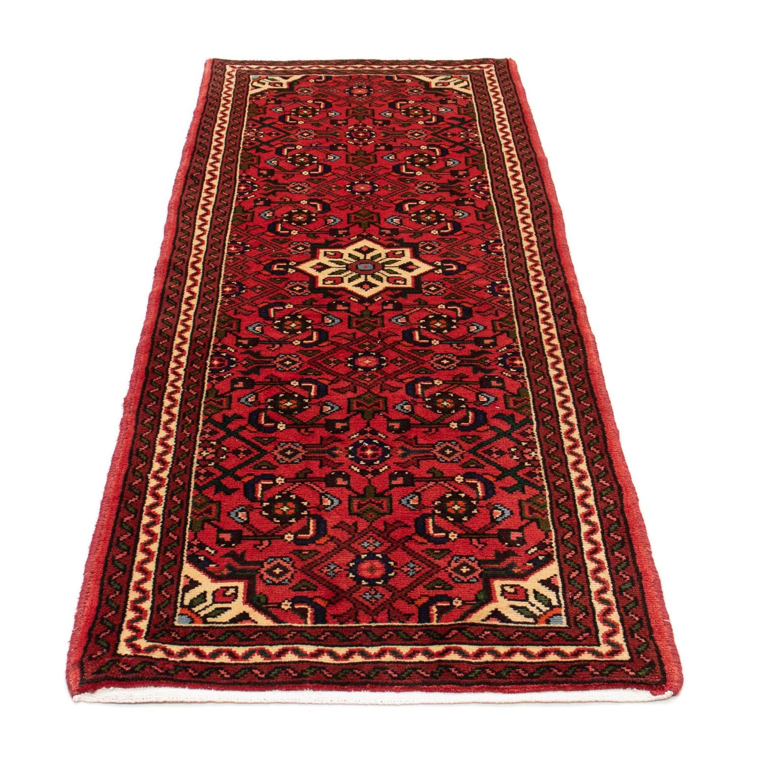 Tappeto corsia Tappeto Persero - Nomade - 200 x 72 cm - rosso scuro
