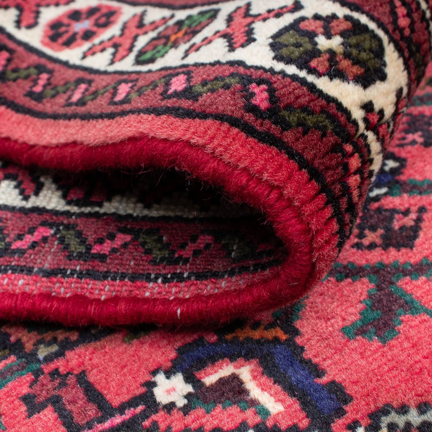 Tappeto corsia Tappeto Persero - Nomade - 200 x 70 cm - rosso scuro