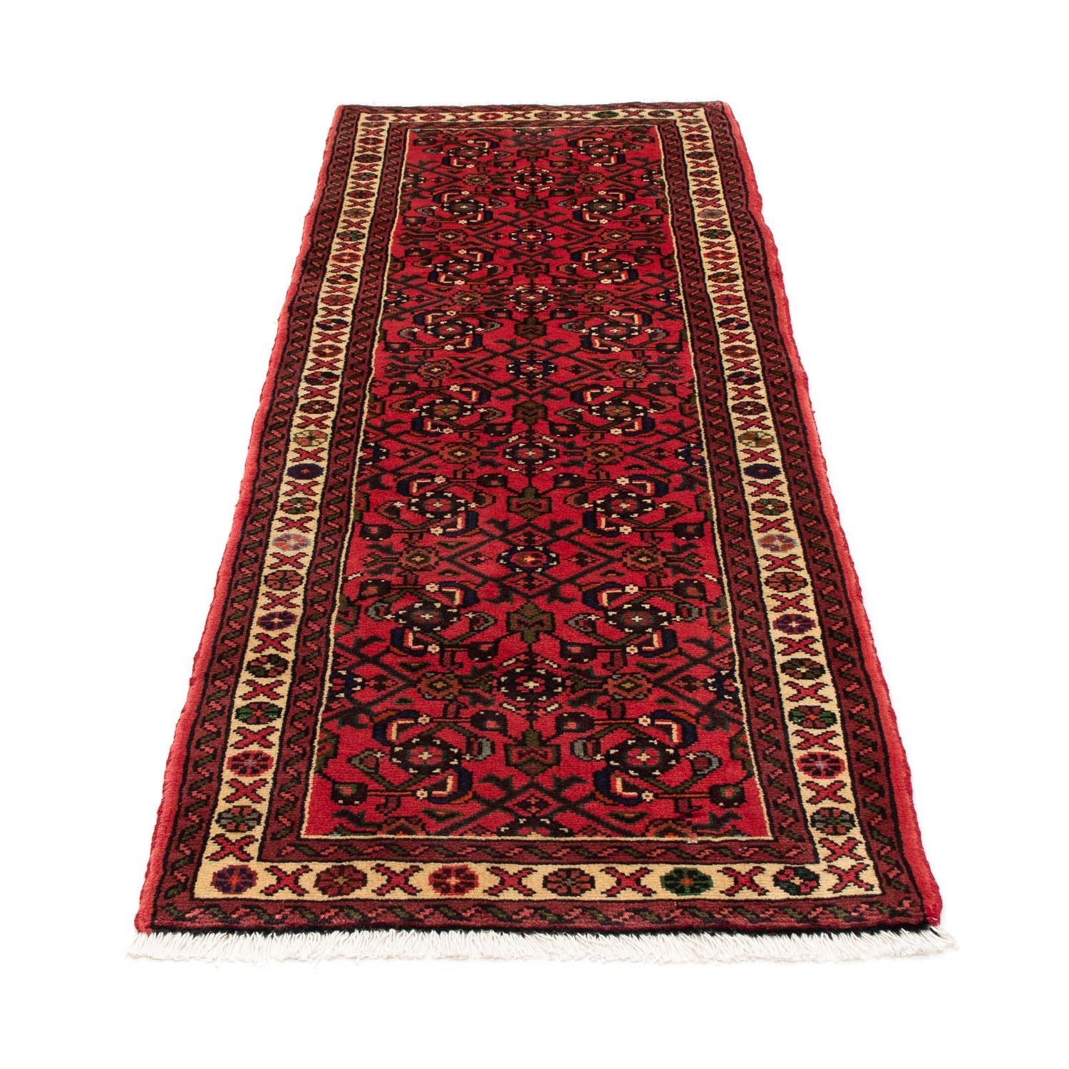 Tappeto corsia Tappeto Persero - Nomade - 200 x 70 cm - rosso scuro