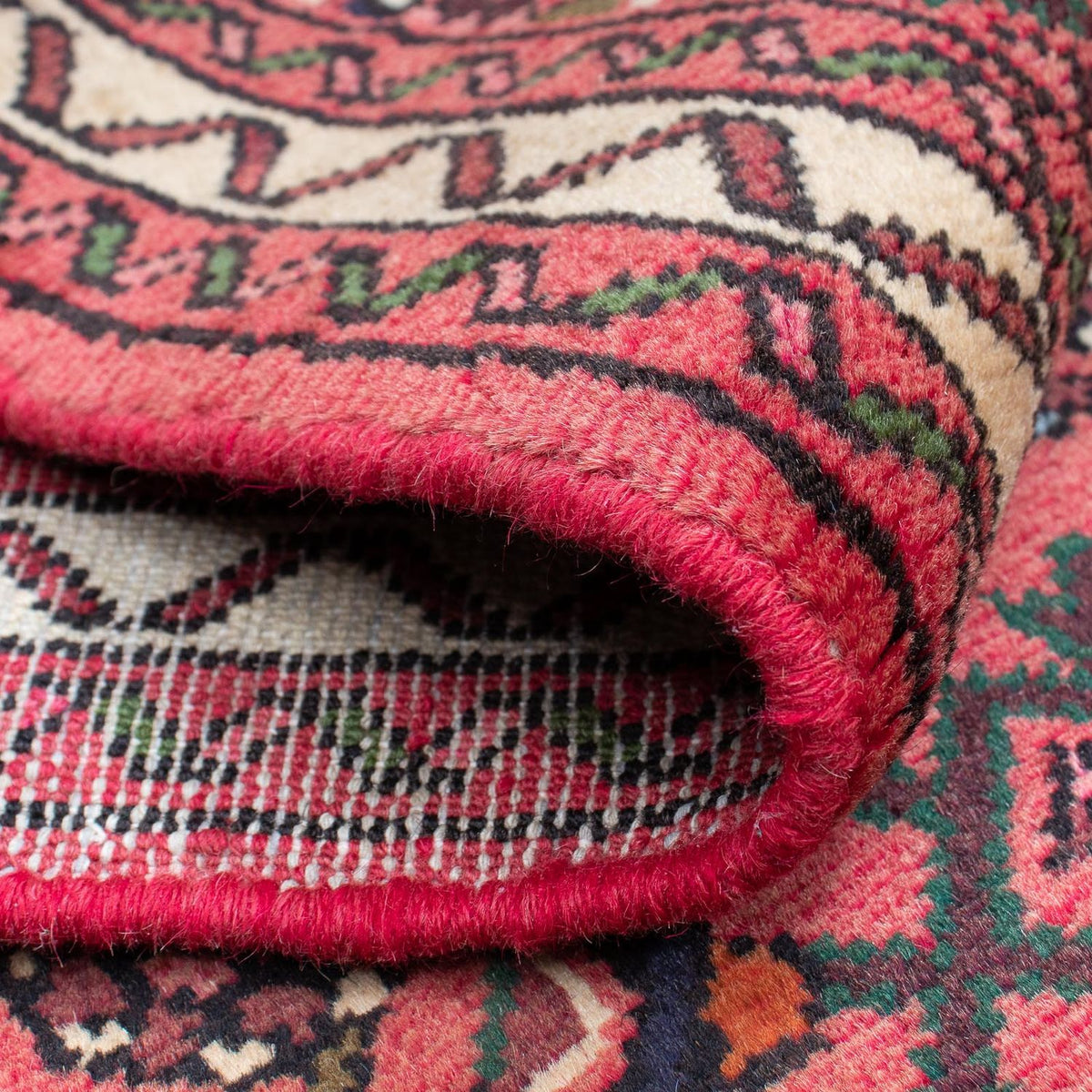 Tappeto corsia Tappeto Persero - Nomade - 190 x 68 cm - rosso scuro