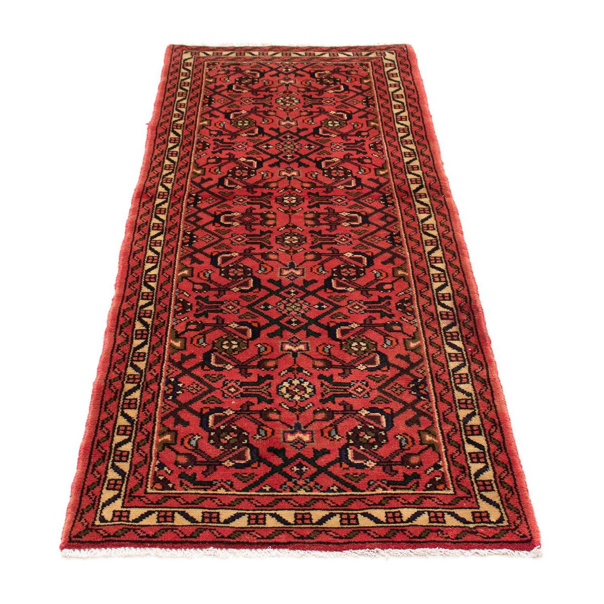 Tappeto corsia Tappeto Persero - Nomade - 198 x 70 cm - rosso scuro
