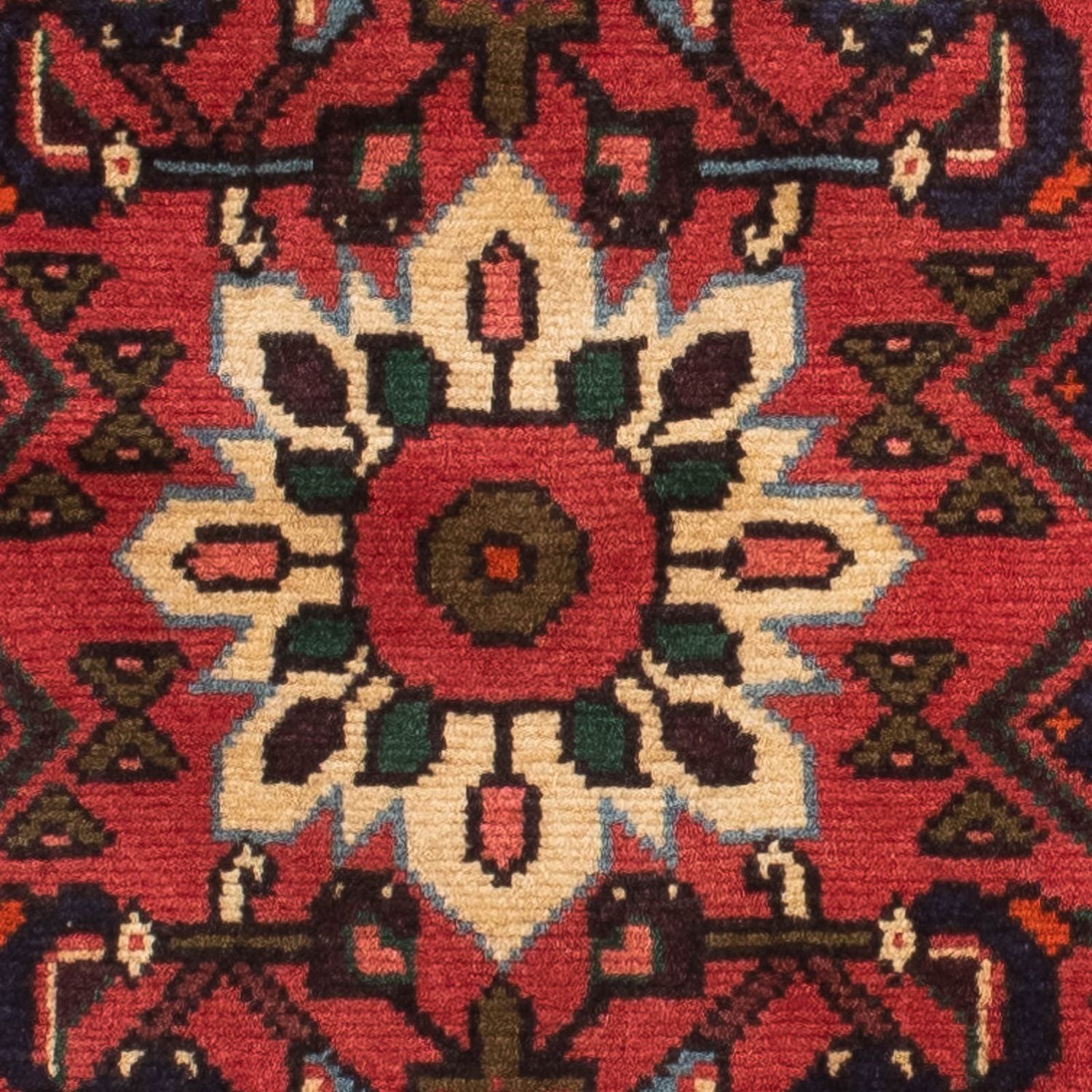 Tappeto corsia Tappeto Persero - Nomade - 195 x 72 cm - rosso scuro