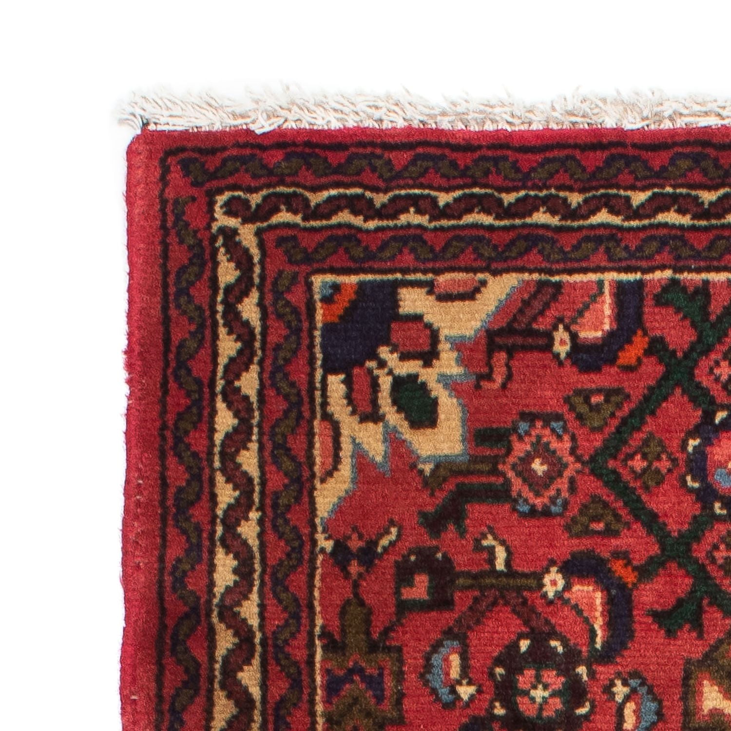 Tappeto corsia Tappeto Persero - Nomade - 195 x 72 cm - rosso scuro
