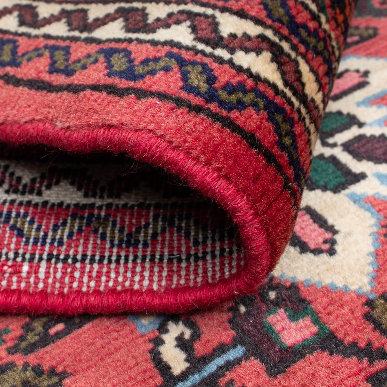 Tappeto corsia Tappeto Persero - Nomade - 195 x 72 cm - rosso scuro