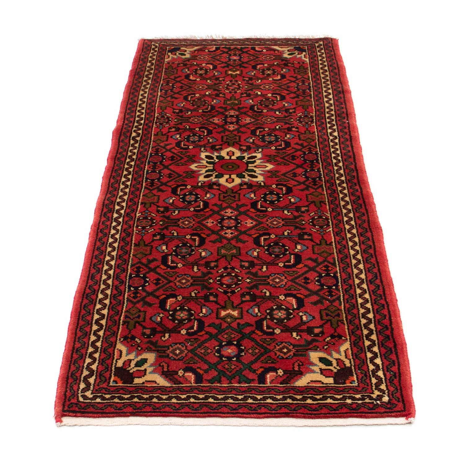 Tappeto corsia Tappeto Persero - Nomade - 195 x 72 cm - rosso scuro