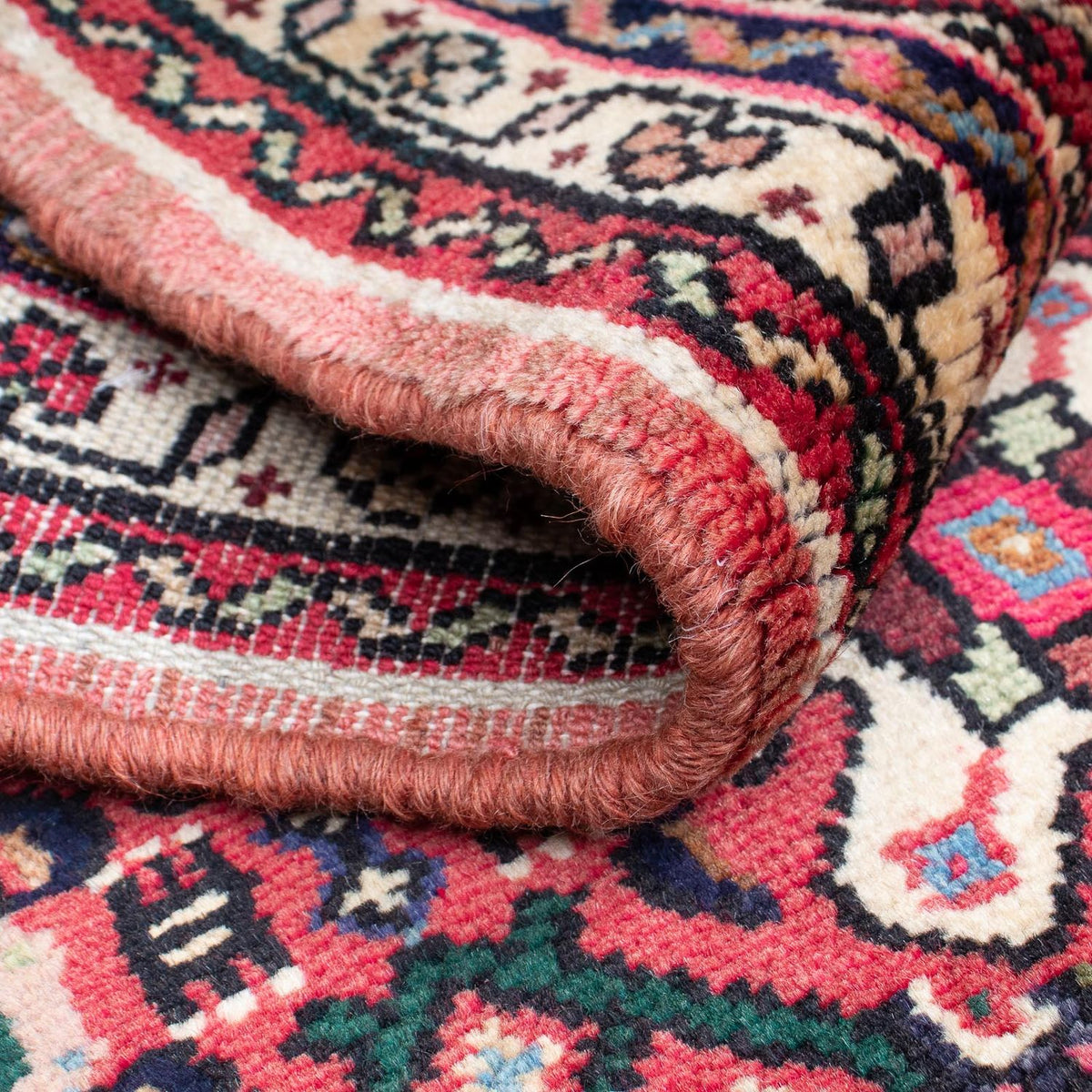 Tappeto corsia Tappeto Persero - Nomade - 205 x 70 cm - rosso scuro