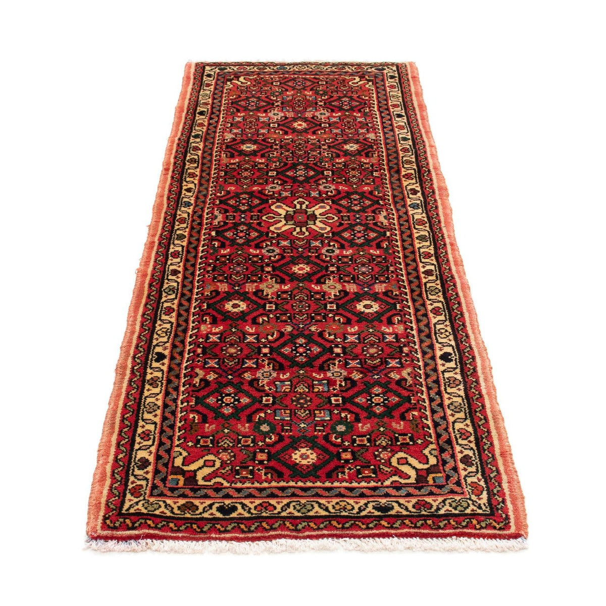 Tappeto corsia Tappeto Persero - Nomade - 205 x 70 cm - rosso scuro
