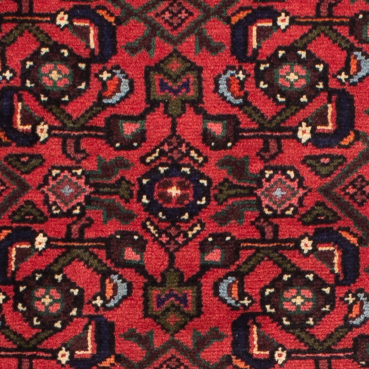 Tappeto corsia Tappeto Persero - Nomade - 195 x 75 cm - rosso scuro