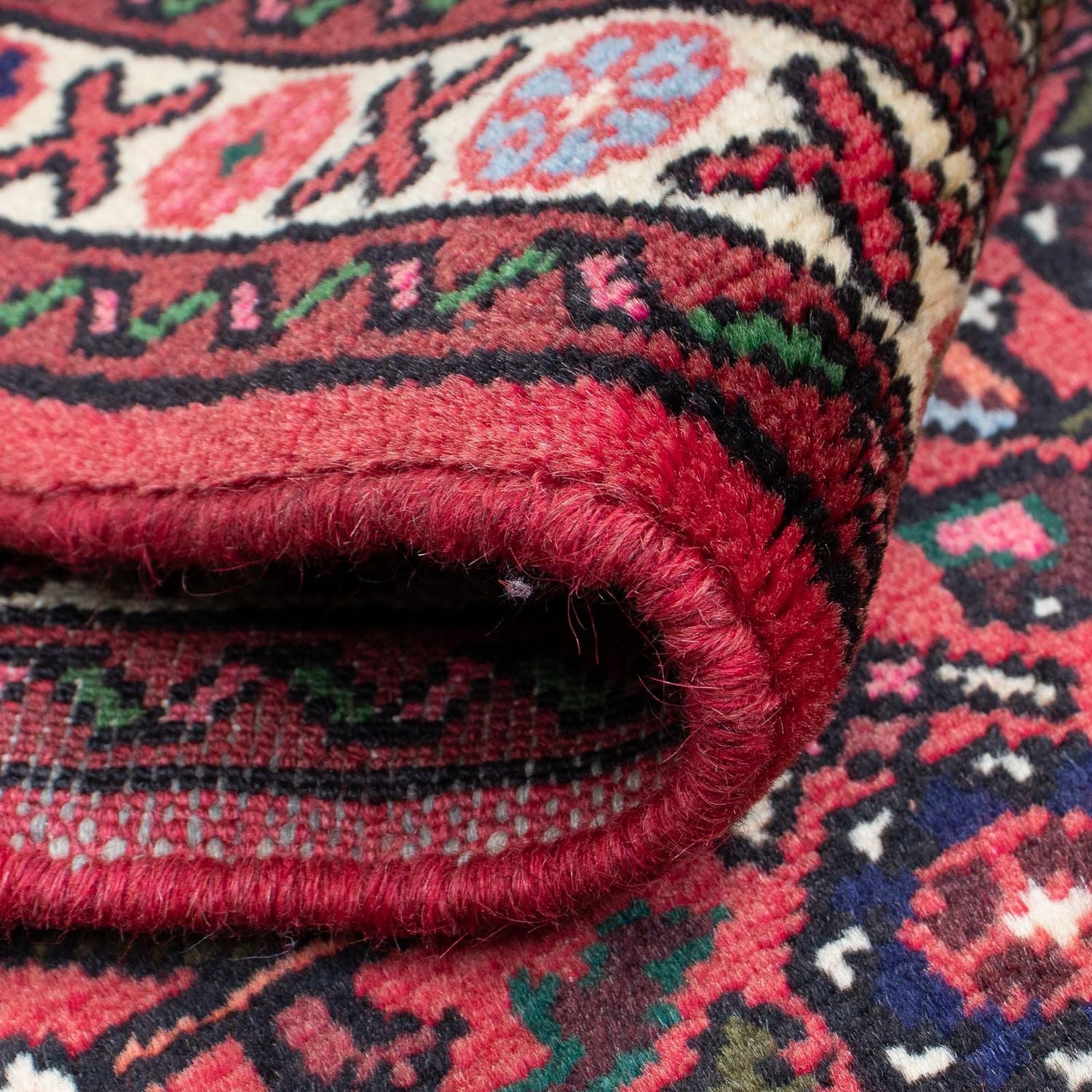 Tappeto corsia Tappeto Persero - Nomade - 195 x 75 cm - rosso scuro