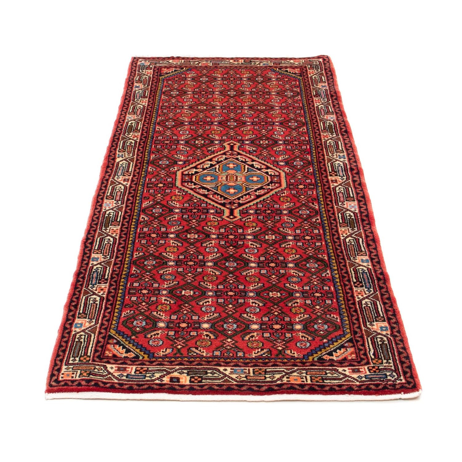 Tappeto corsia Tappeto Persero - Nomade - 190 x 82 cm - rosso scuro