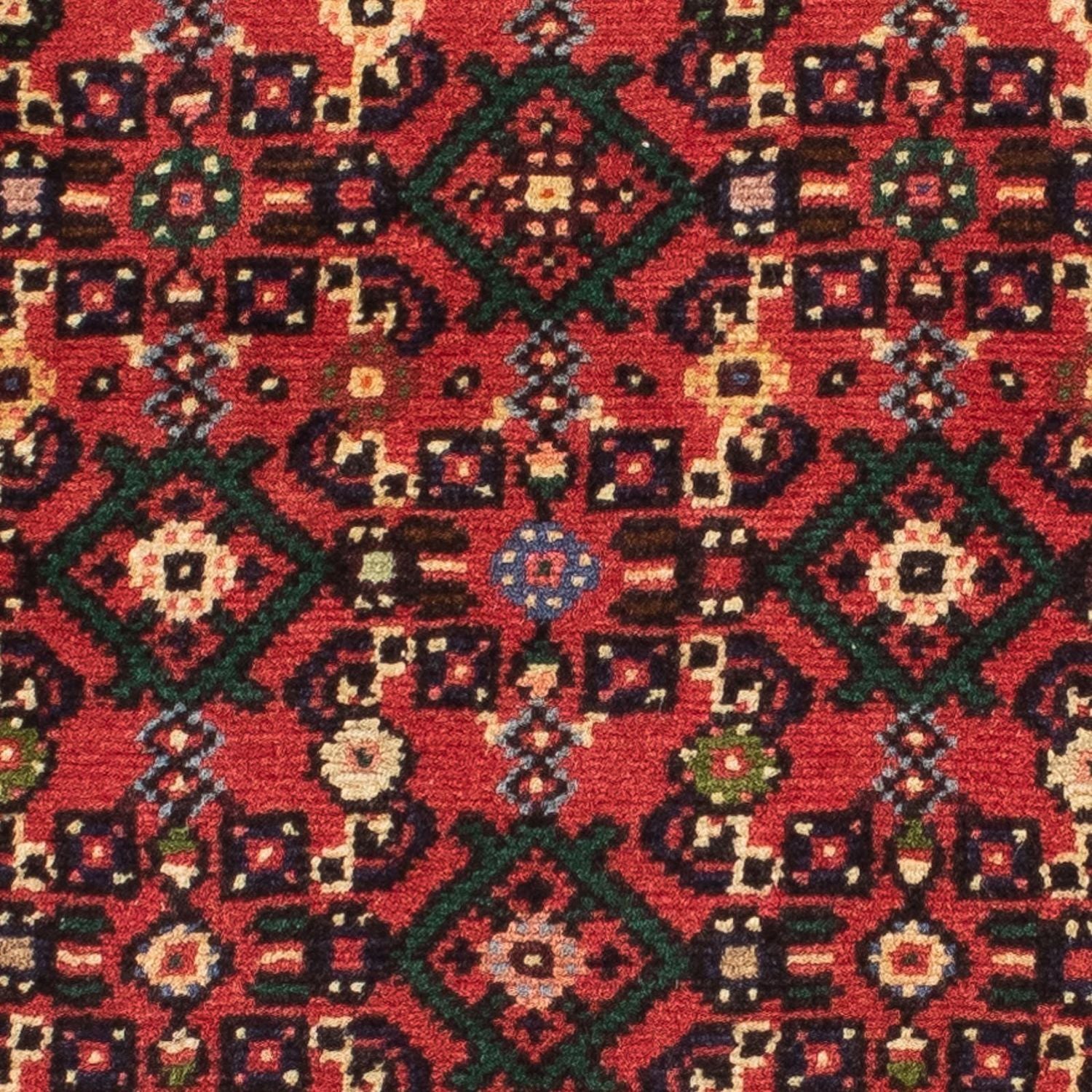 Tappeto corsia Tappeto Persero - Nomade - 205 x 70 cm - rosso scuro