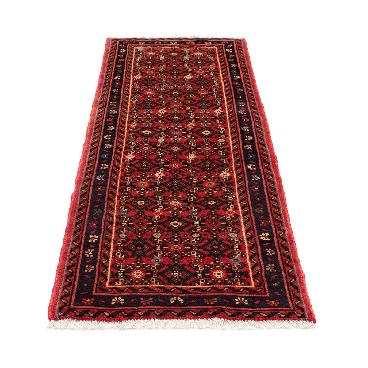 Tappeto corsia Tappeto Persero - Nomade - 205 x 70 cm - rosso scuro
