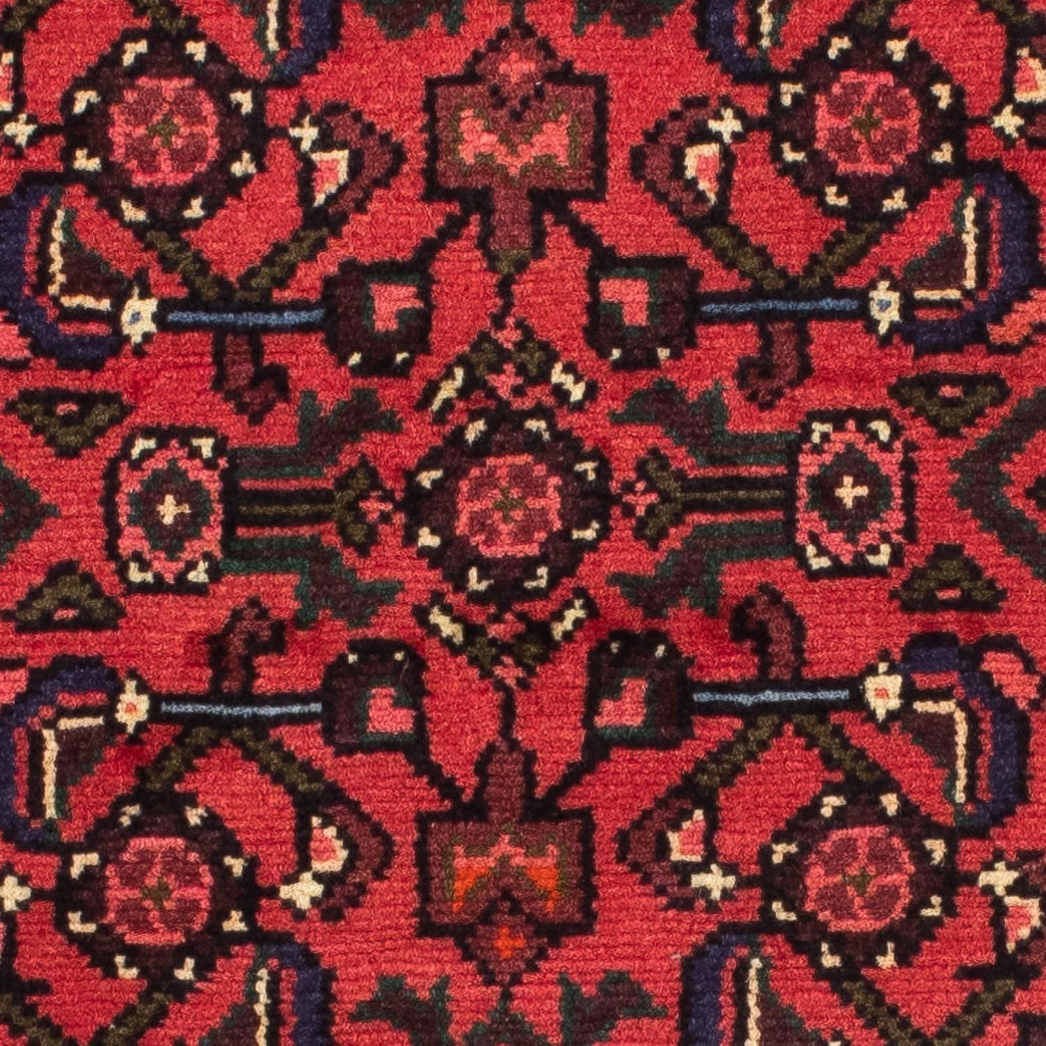 Tappeto corsia Tappeto Persero - Nomade - 195 x 70 cm - rosso scuro