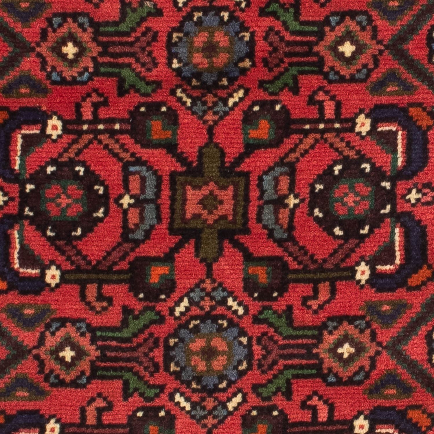 Tappeto corsia Tappeto Persero - Nomade - 195 x 68 cm - rosso scuro