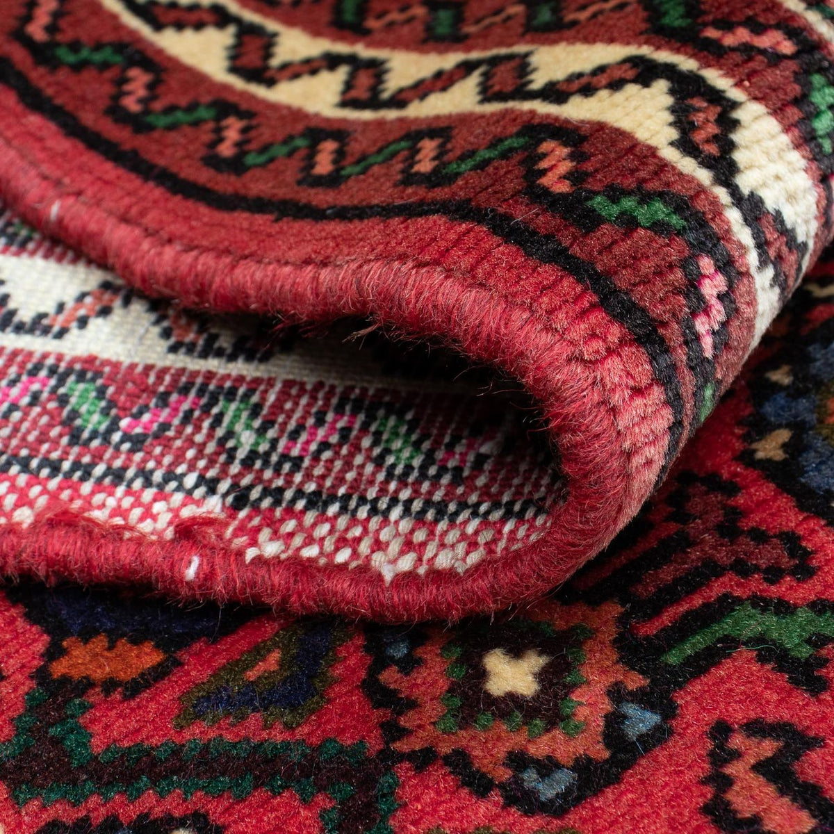 Tappeto corsia Tappeto Persero - Nomade - 195 x 68 cm - rosso scuro