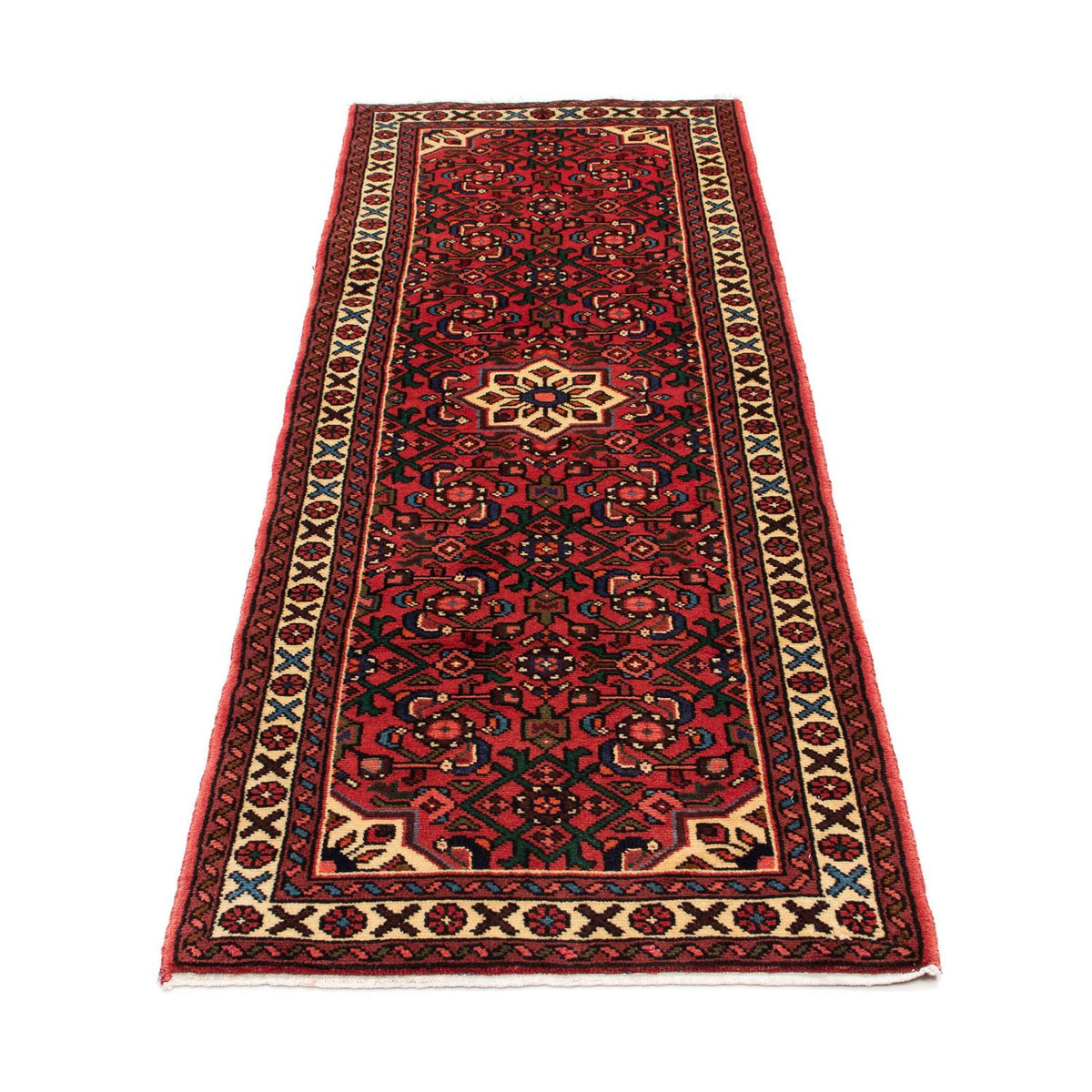 Tappeto corsia Tappeto Persero - Nomade - 203 x 70 cm - rosso scuro