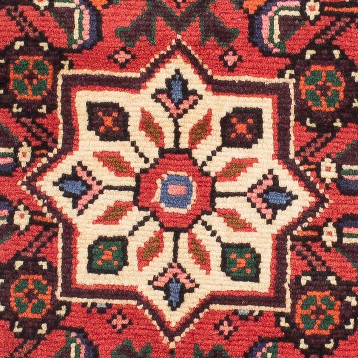 Tappeto corsia Tappeto Persero - Nomade - 200 x 73 cm - rosso scuro