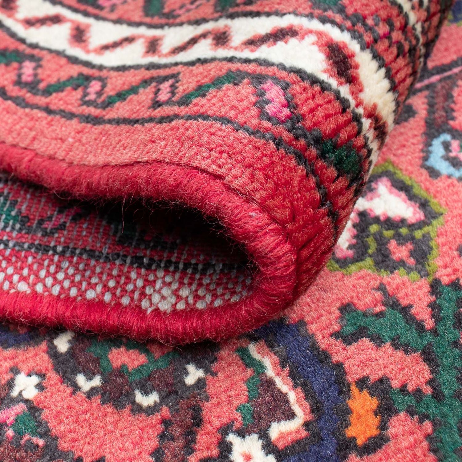 Tappeto corsia Tappeto Persero - Nomade - 195 x 70 cm - rosso scuro