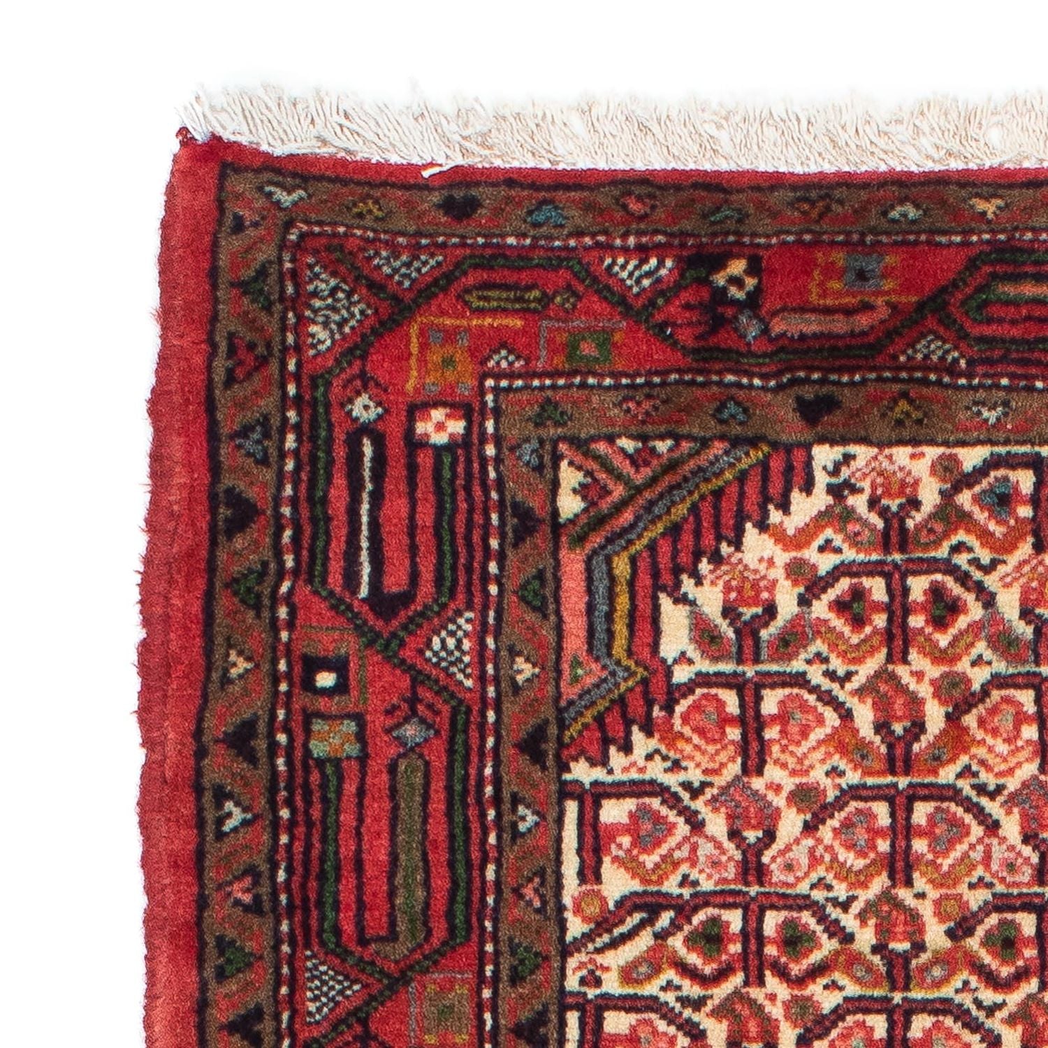 Tappeto corsia Tappeto Persero - Nomade - 195 x 76 cm - rosso scuro