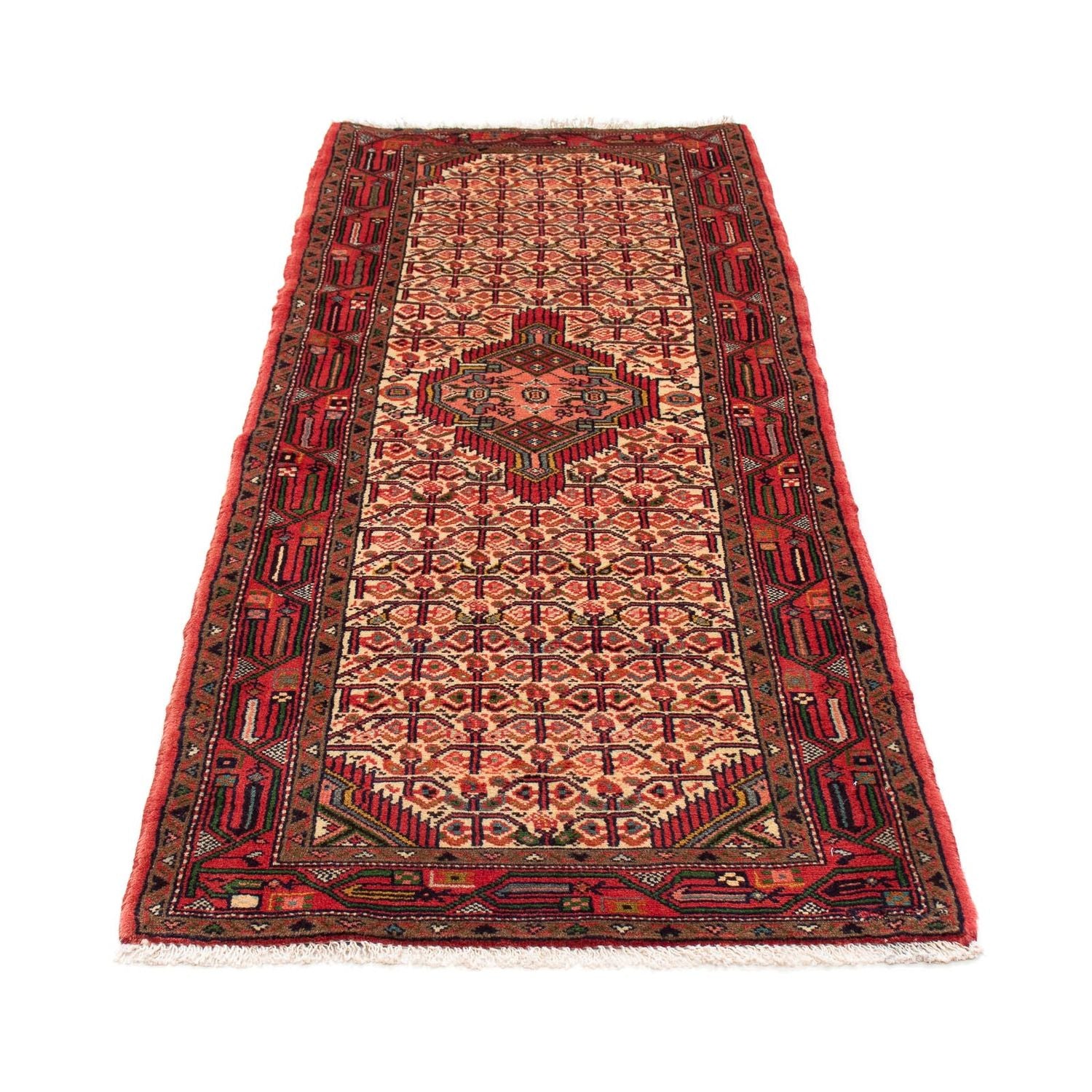 Tappeto corsia Tappeto Persero - Nomade - 195 x 76 cm - rosso scuro