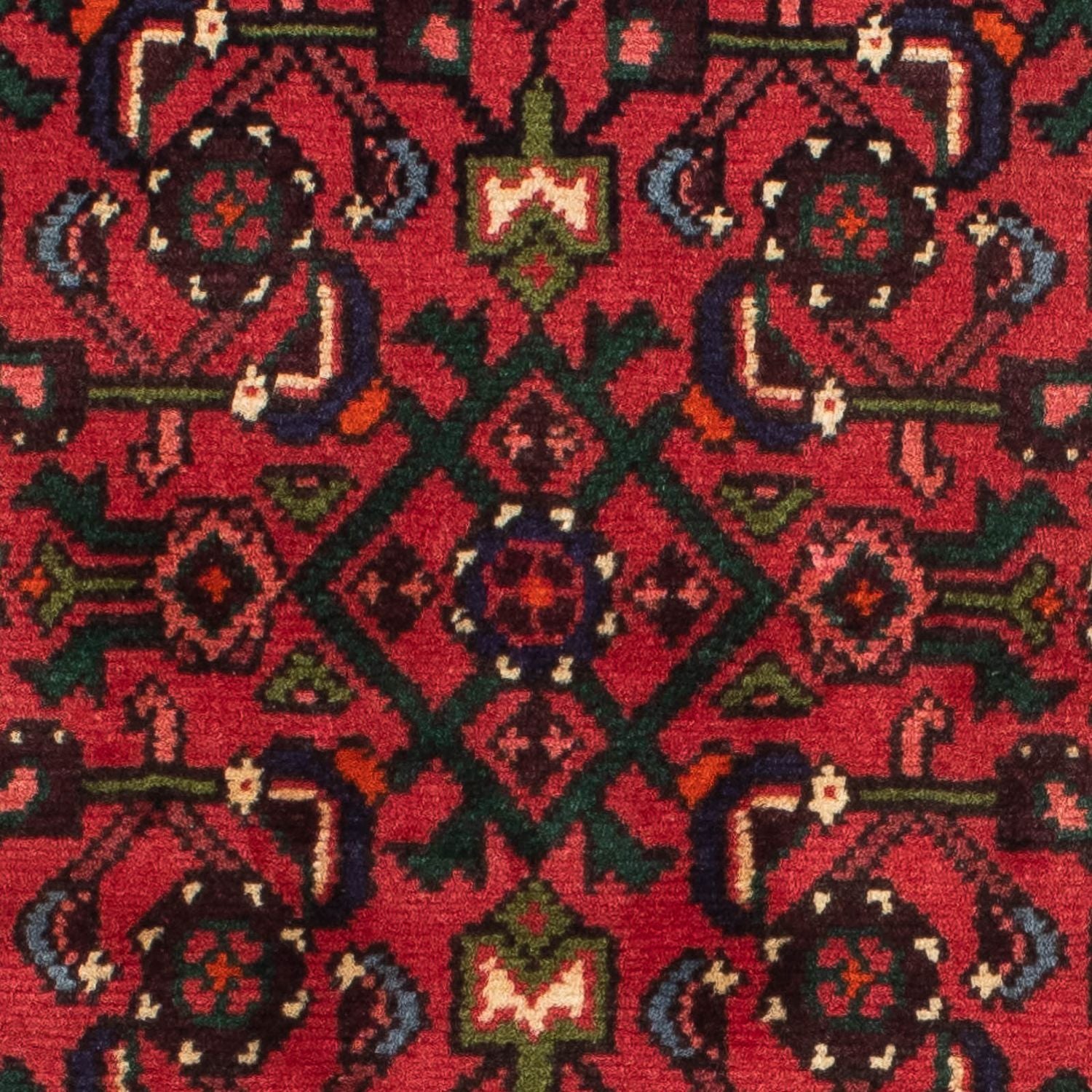 Tappeto corsia Tappeto Persero - Nomade - 198 x 75 cm - rosso scuro