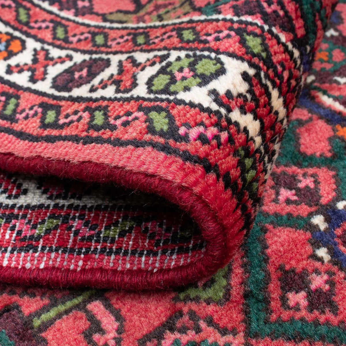 Tappeto corsia Tappeto Persero - Nomade - 198 x 75 cm - rosso scuro