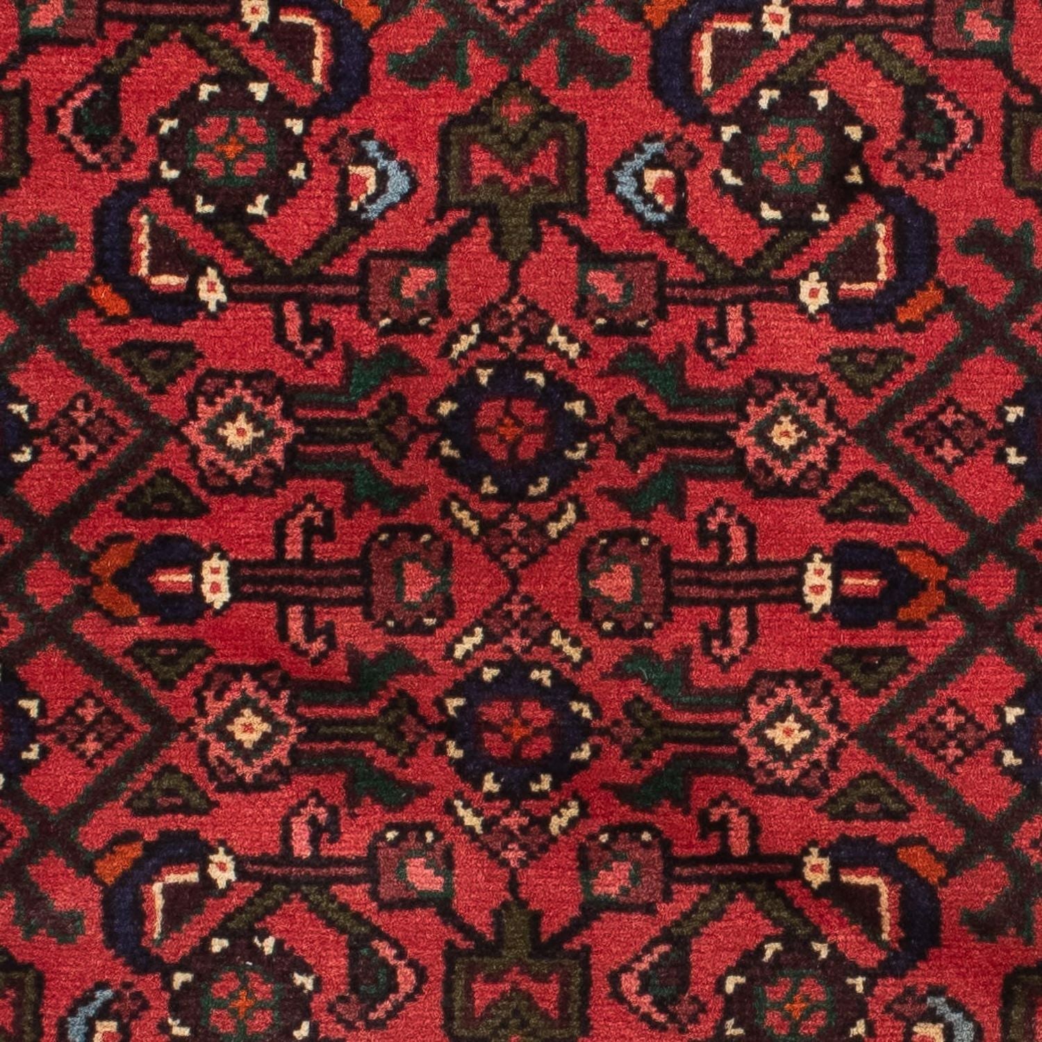 Tappeto corsia Tappeto Persero - Nomade - 195 x 75 cm - rosso scuro