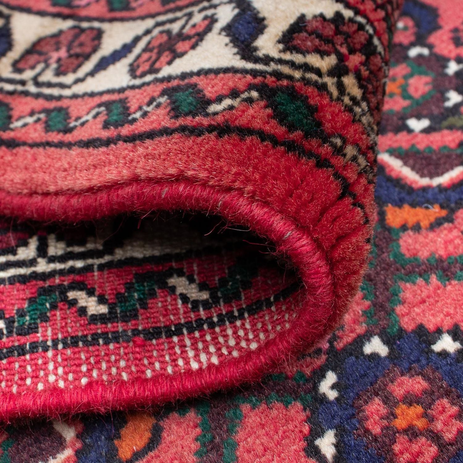 Tappeto corsia Tappeto Persero - Nomade - 195 x 75 cm - rosso scuro