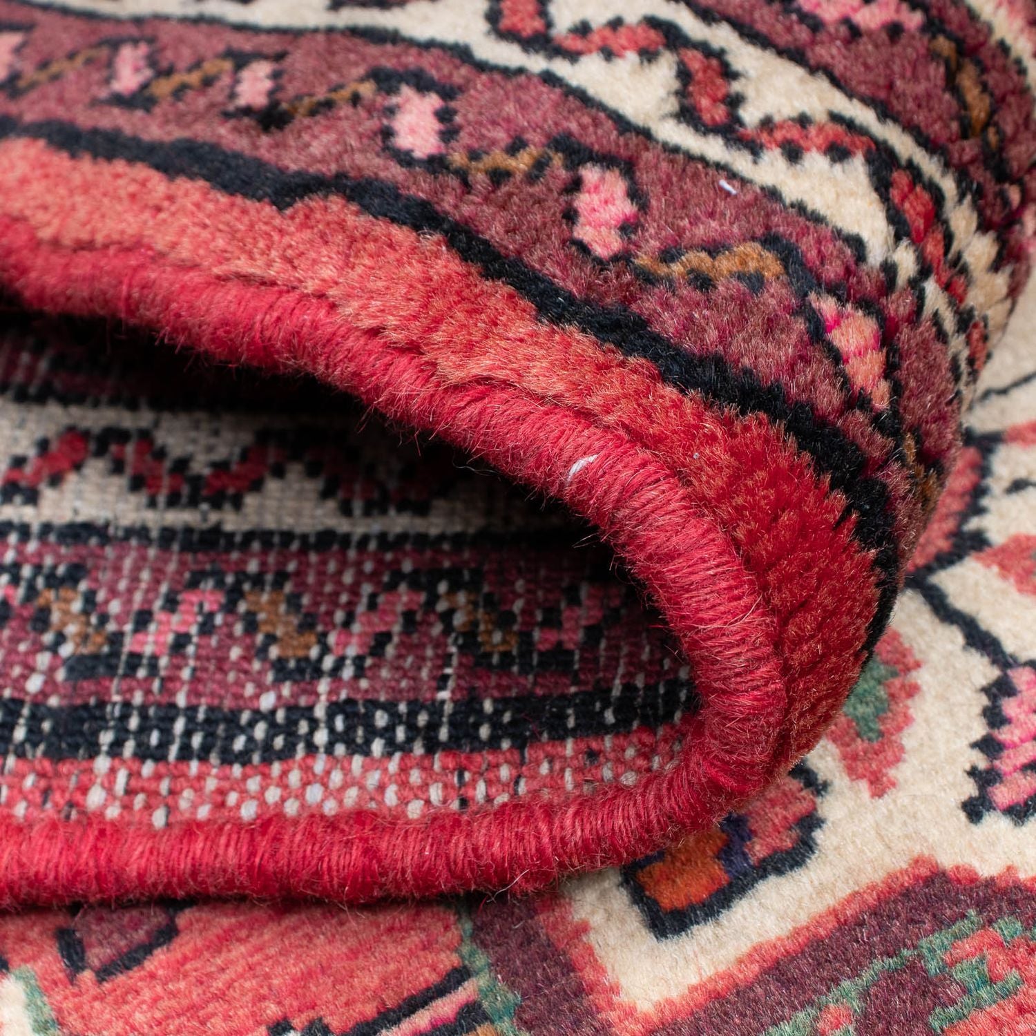 Tappeto corsia Tappeto Persero - Nomade - 192 x 70 cm - rosso scuro