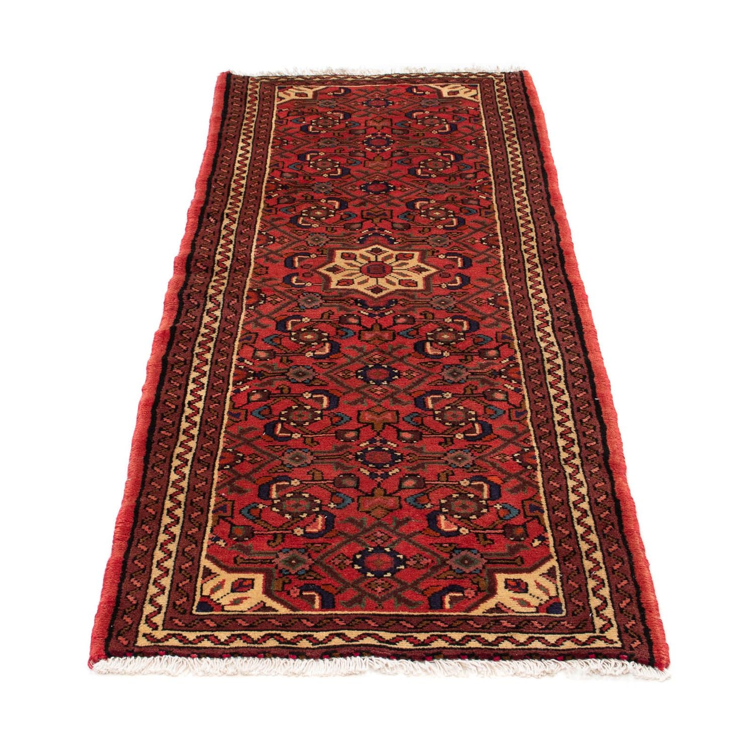 Tappeto corsia Tappeto Persero - Nomade - 192 x 70 cm - rosso scuro