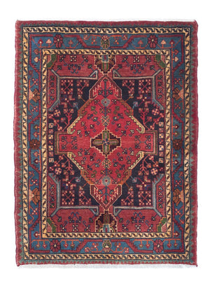 Tappeto Persero - Nomade - 155 x 108 cm - rosso scuro