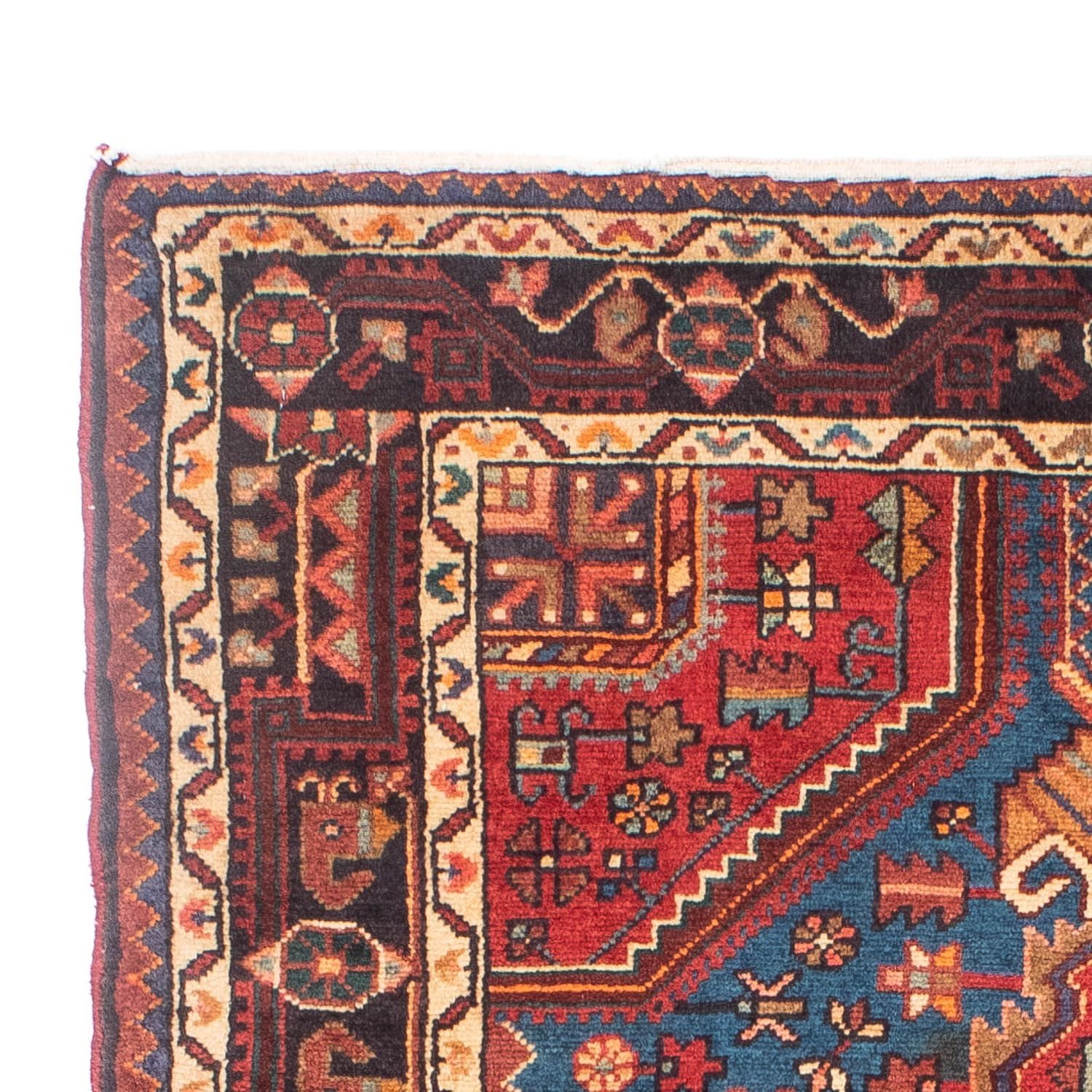 Tappeto Persero - Nomade - 163 x 107 cm - rosso scuro