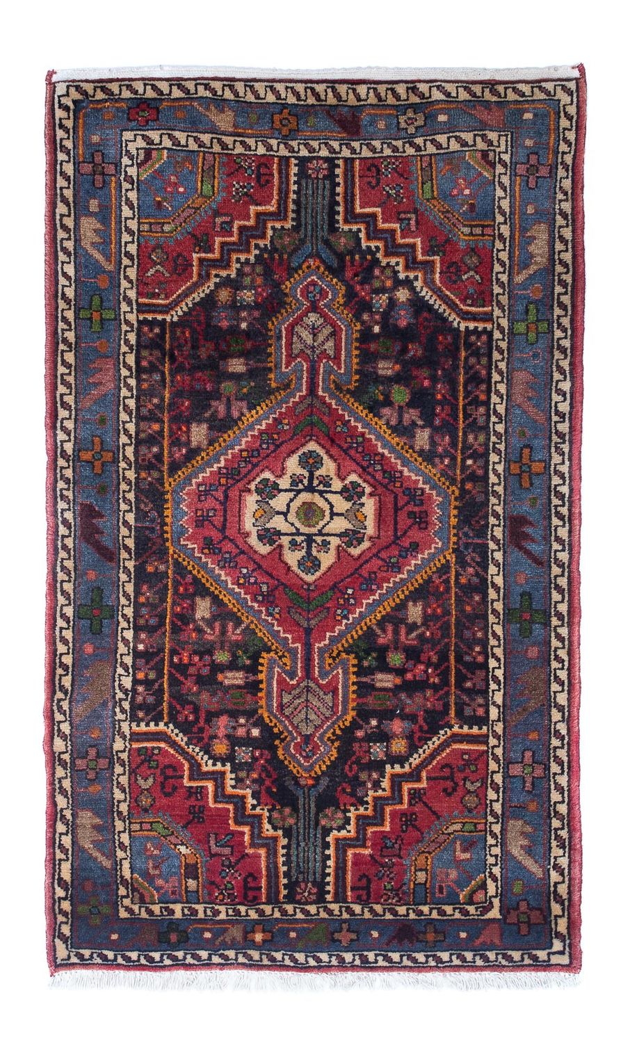 Tappeto Persero - Nomade - 136 x 85 cm - blu scuro
