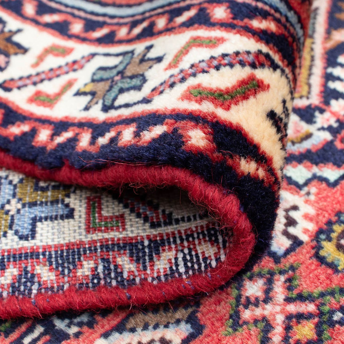 Tappeto corsia Tappeto Persero - Nomade - 193 x 77 cm - rosso scuro