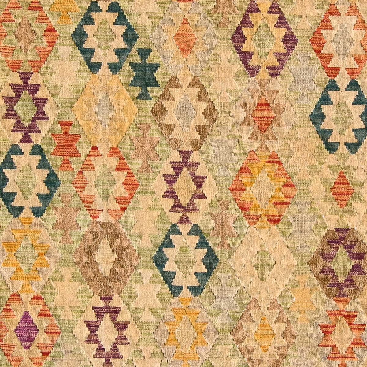 Tappeto Kelim - Splash - 287 x 199 cm - beige