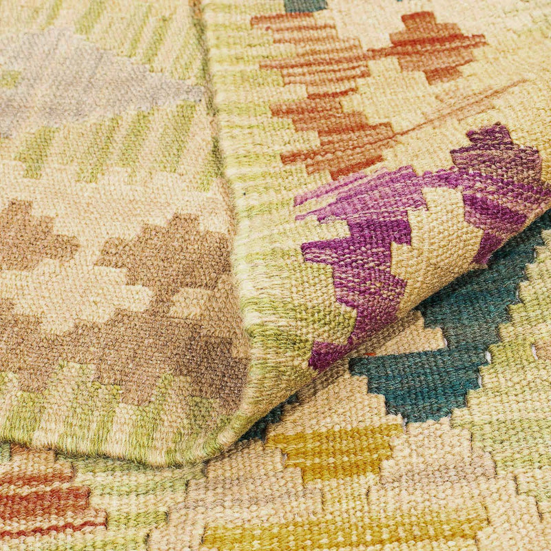Tappeto Kelim - Splash - 287 x 199 cm - beige