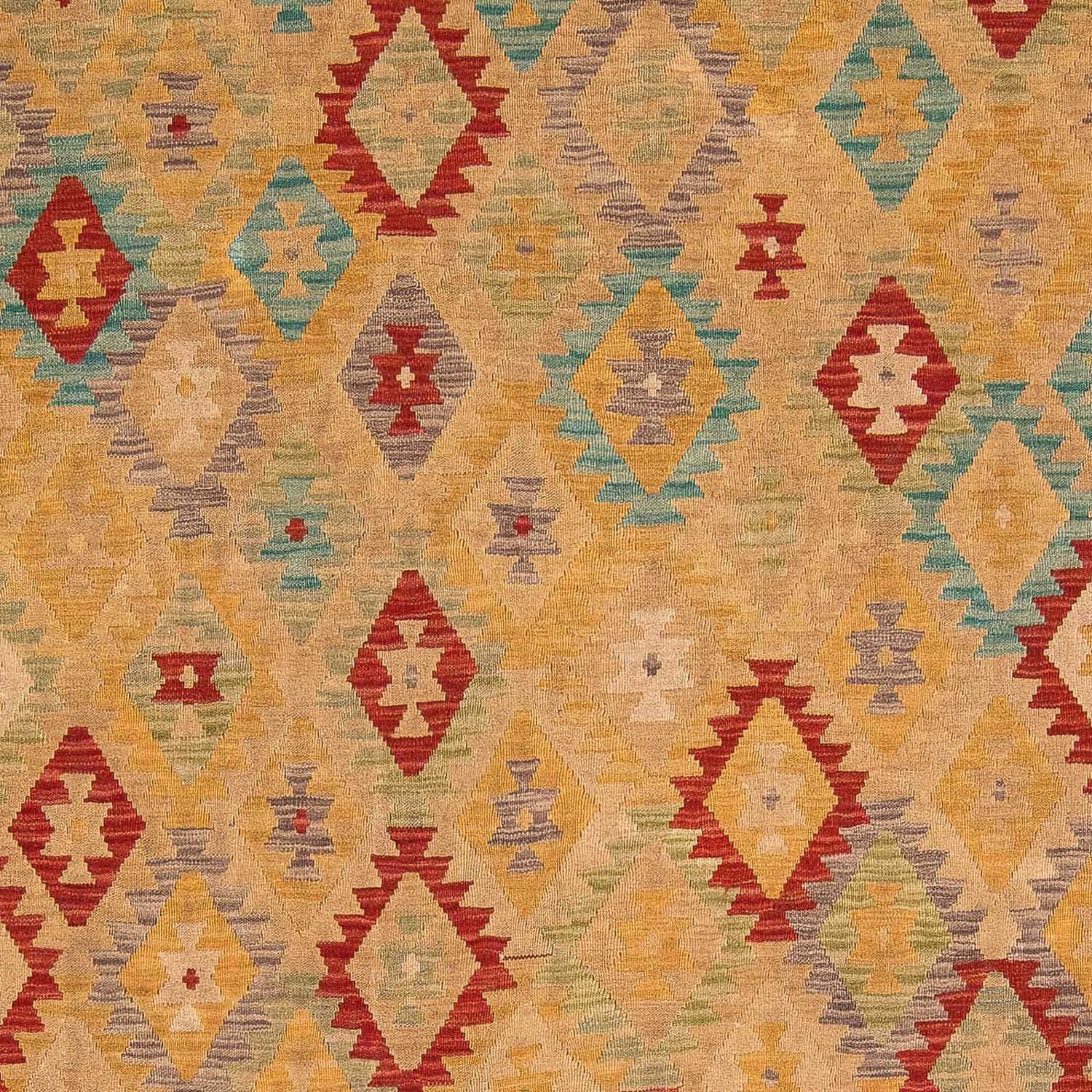 Tappeto Kelim - Splash - 304 x 207 cm - marrone