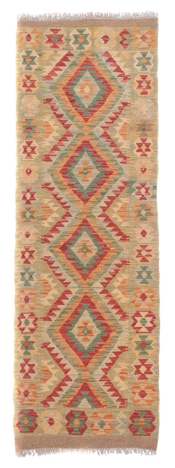 Tappeto corsia Tappeto Kelim - Splash - 194 x 63 cm - multicolore