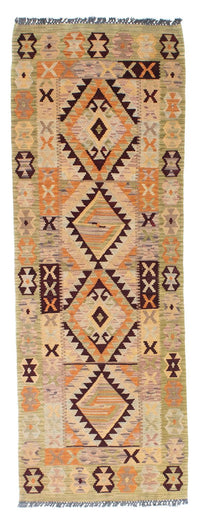 Tappeto corsia Tappeto Kelim - Orientale - 200 x 69 cm - beige