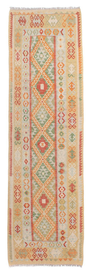 Tappeto corsia Tappeto Kelim - Splash - 287 x 83 cm - multicolore