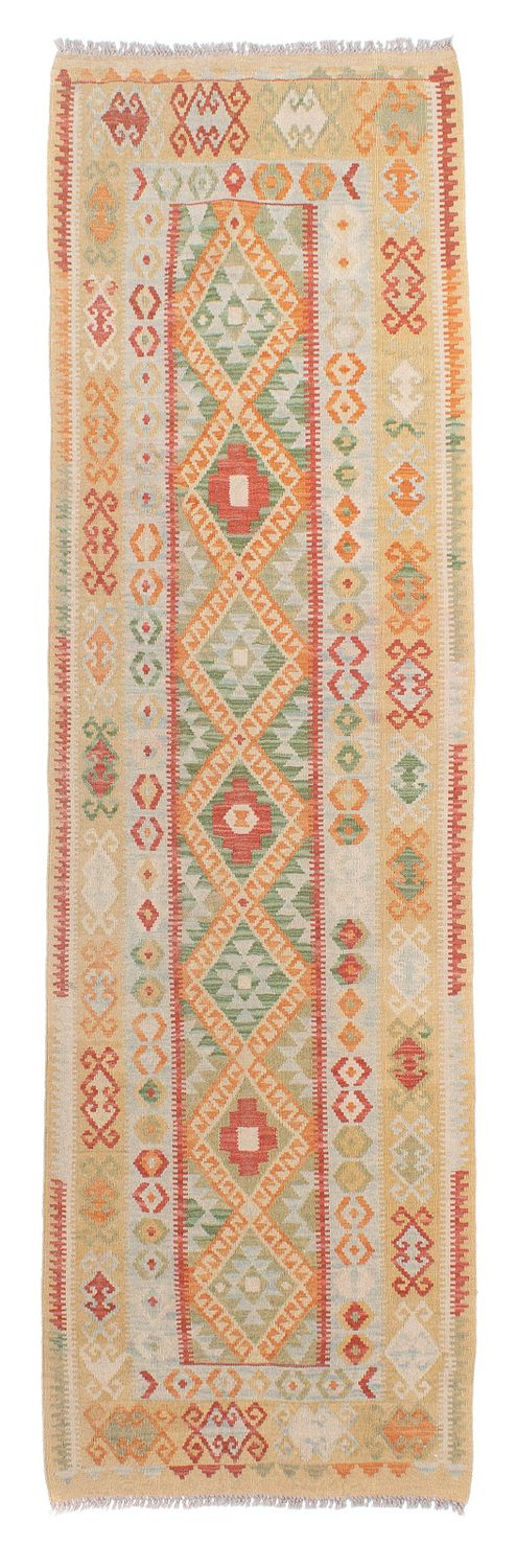 Tappeto corsia Tappeto Kelim - Splash - 287 x 83 cm - multicolore