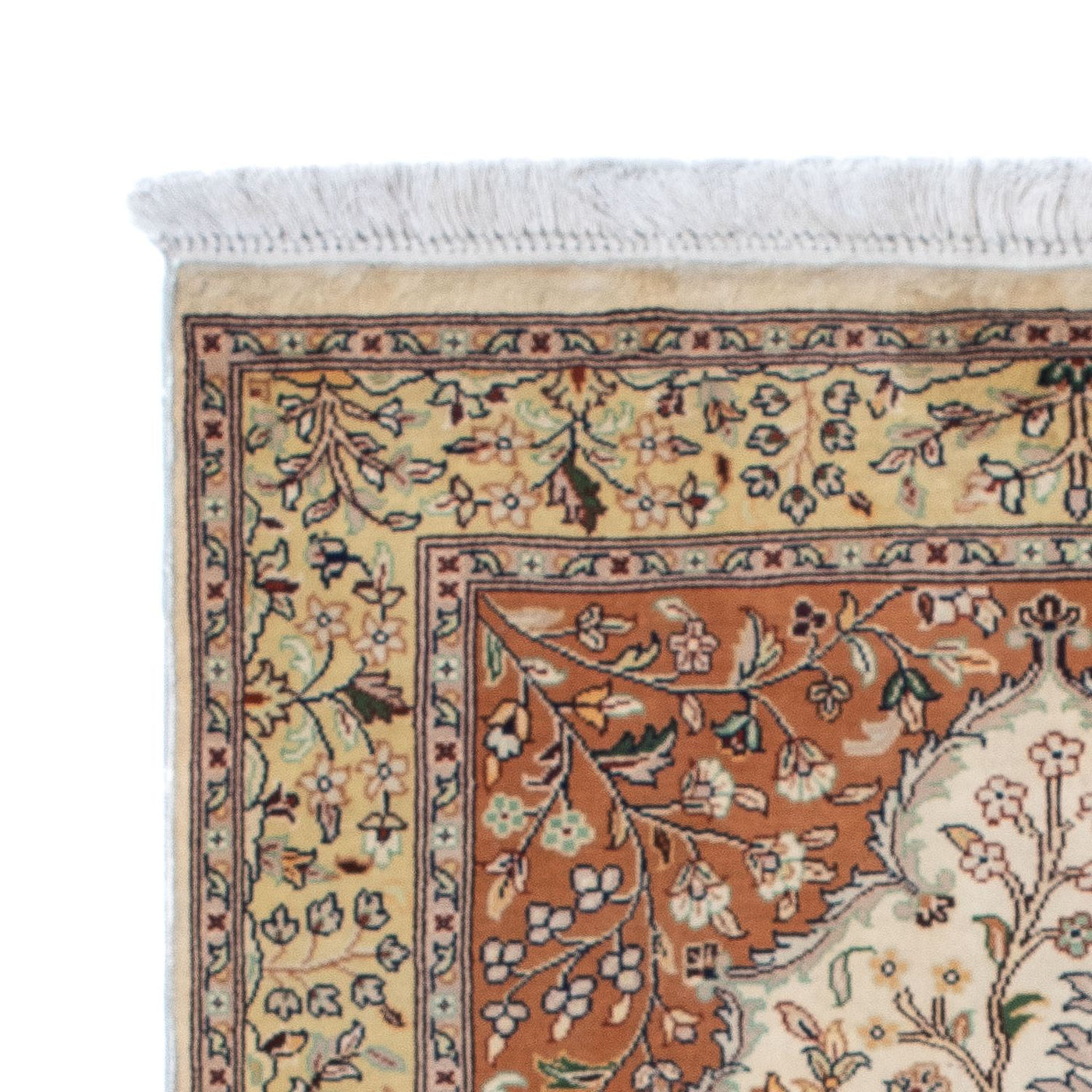 Seta del Kashmir Tappeto 124x76cm - Tappeto orientale