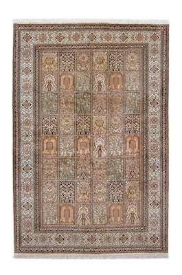 Tappeto di seta - Seta del Kashmir - 260 x 172 cm - multicolore